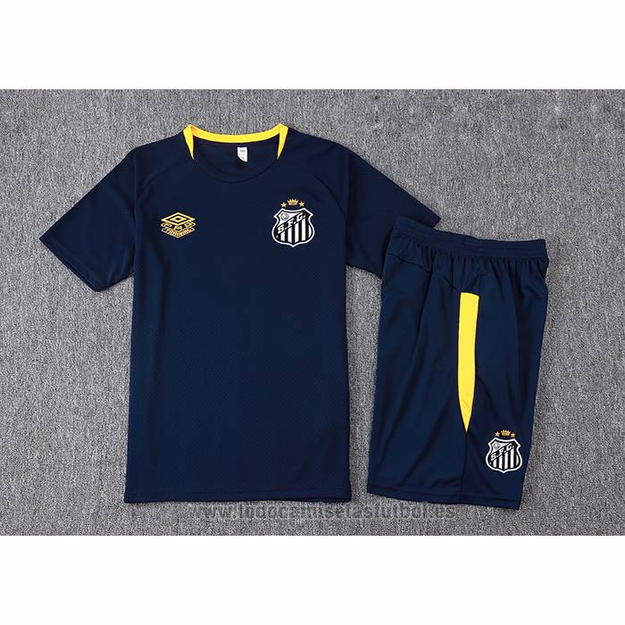 Chandal del Santos Manga Corta 2025-2026 Azul - Pantalon Corto